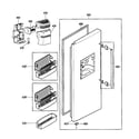 LG LSC21943ST freezer door parts diagram