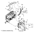 Canon DC210A casing parts 1 diagram
