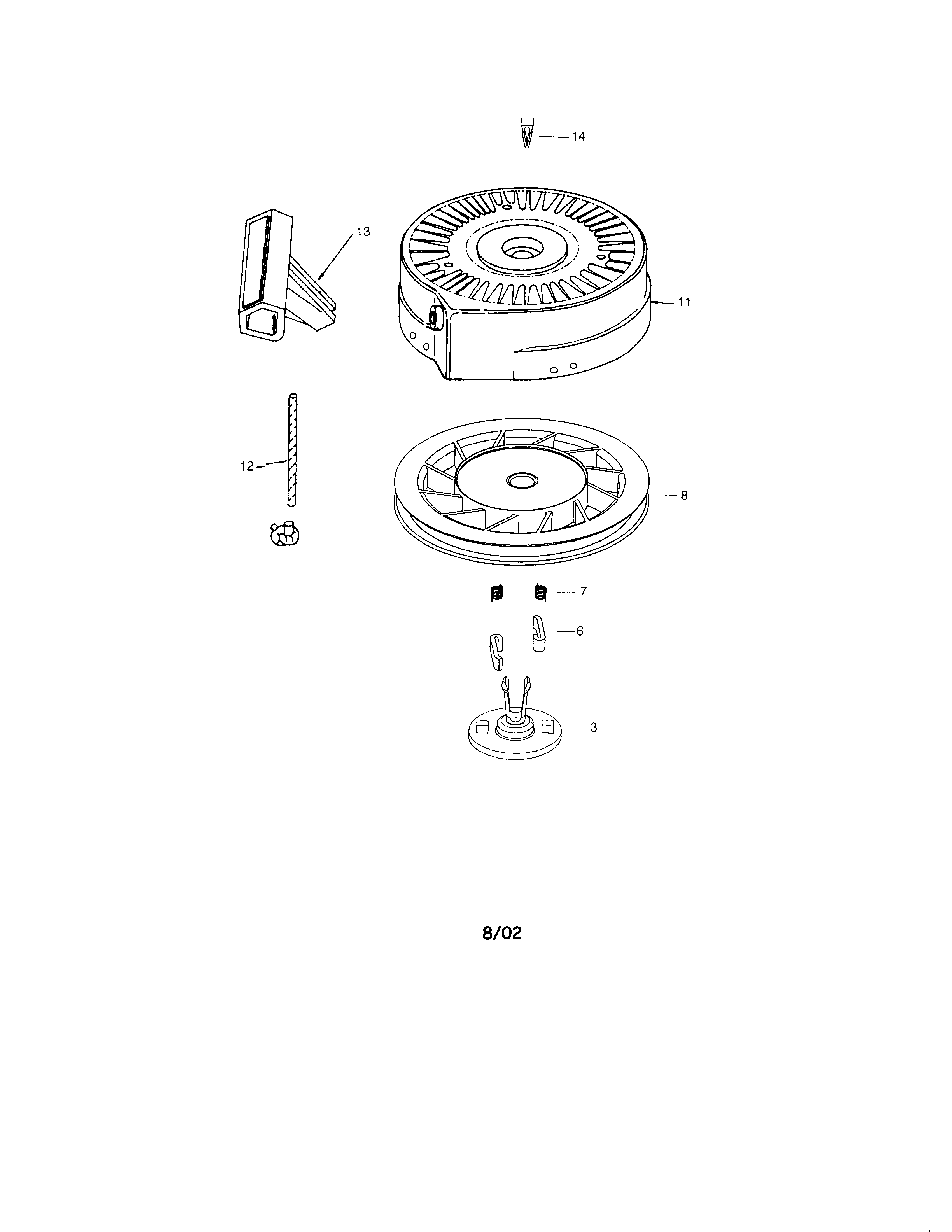 Craftsman 536885202 starter components (143.023800) diagram