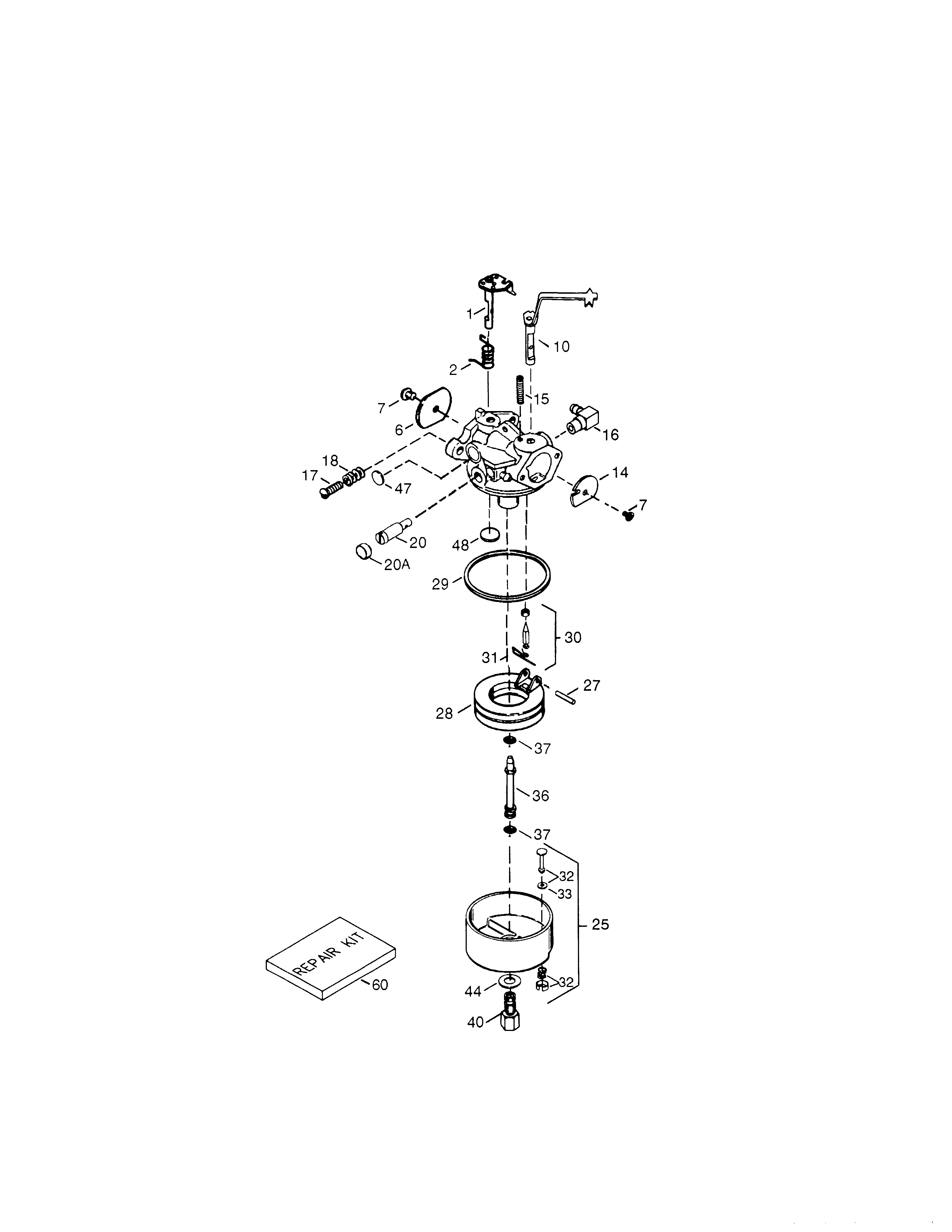 Craftsman 536885202 carbuetor (143.023800) diagram