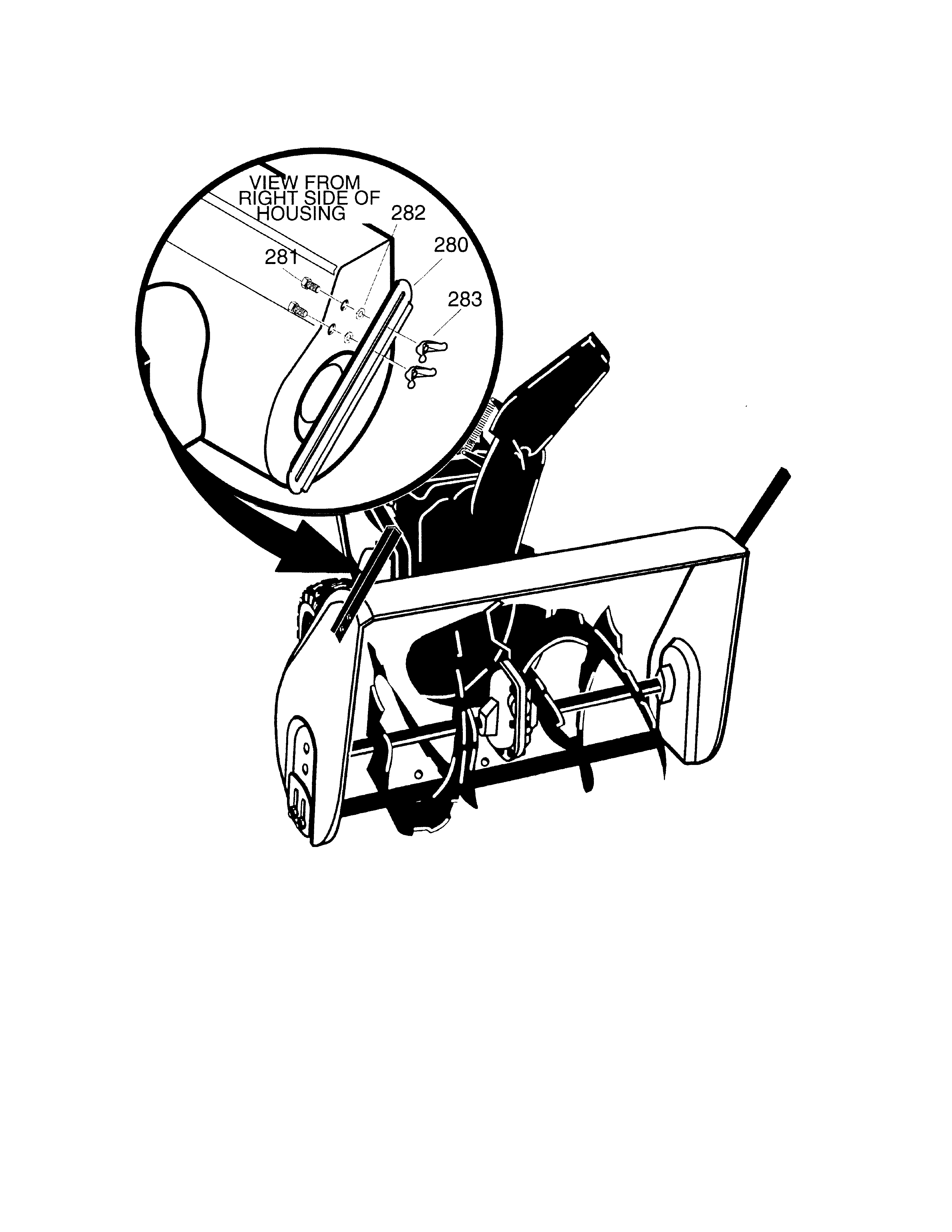 Craftsman 536889250 drift cutter assembly diagram
