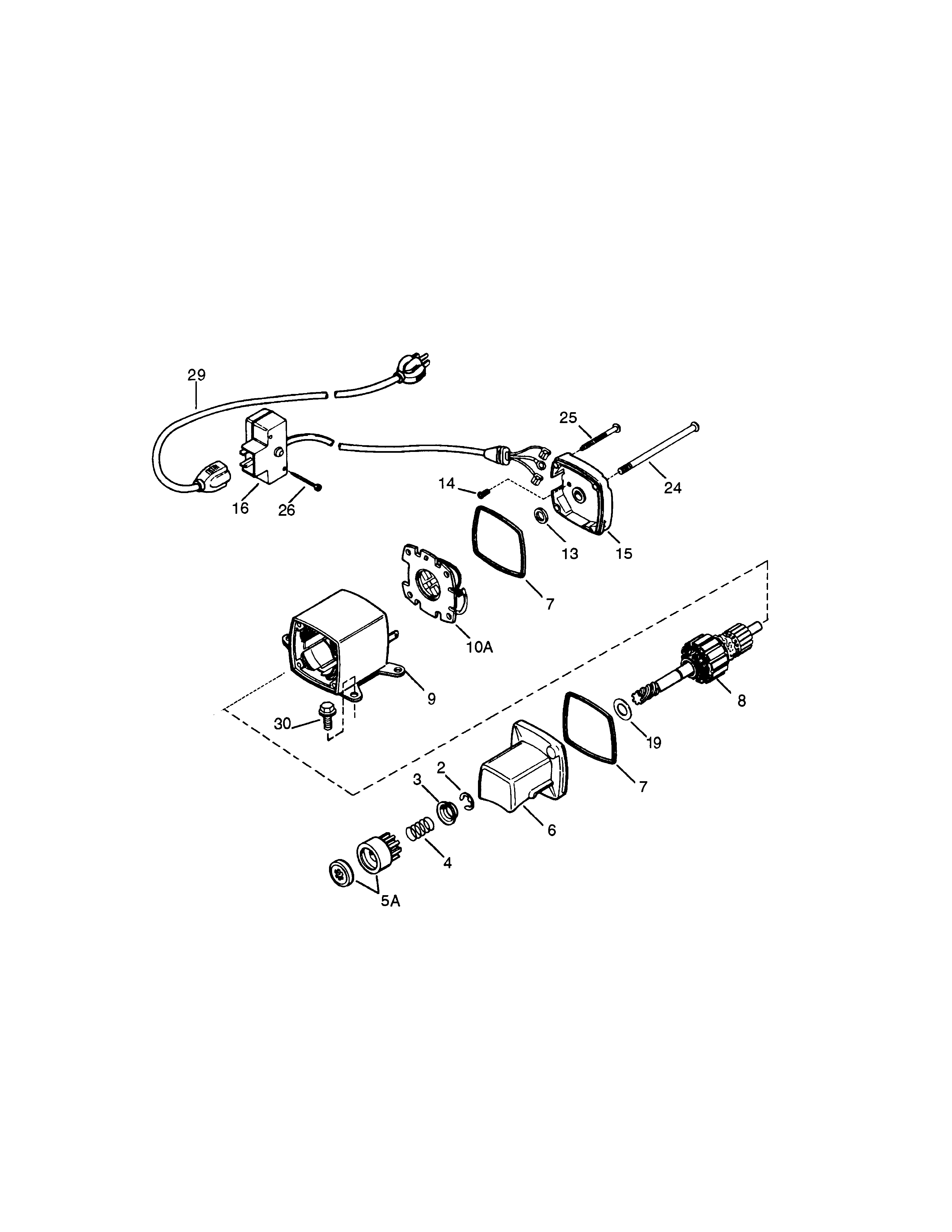 Craftsman 143025501 electric starter diagram