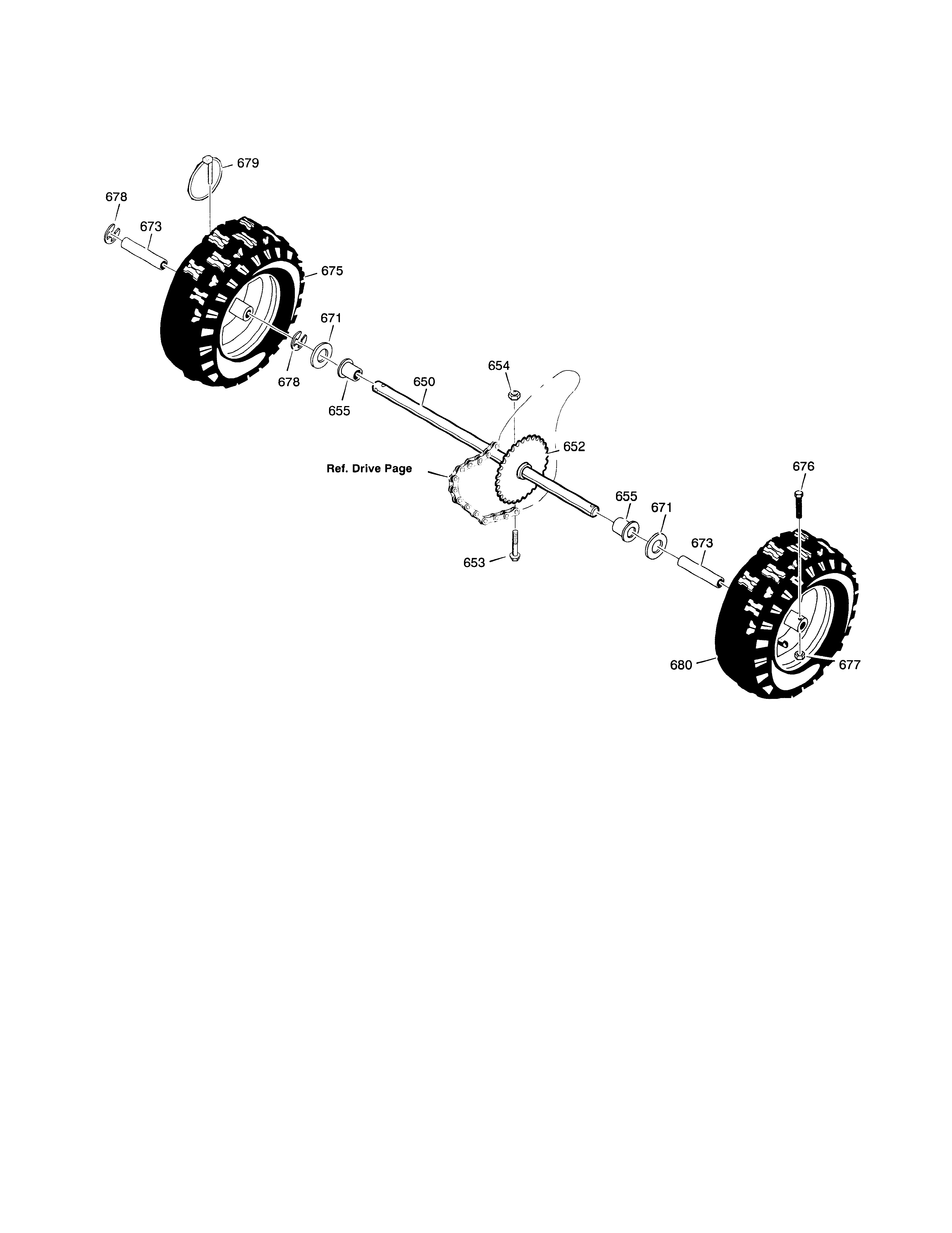 Murray 629108X61D wheels diagram