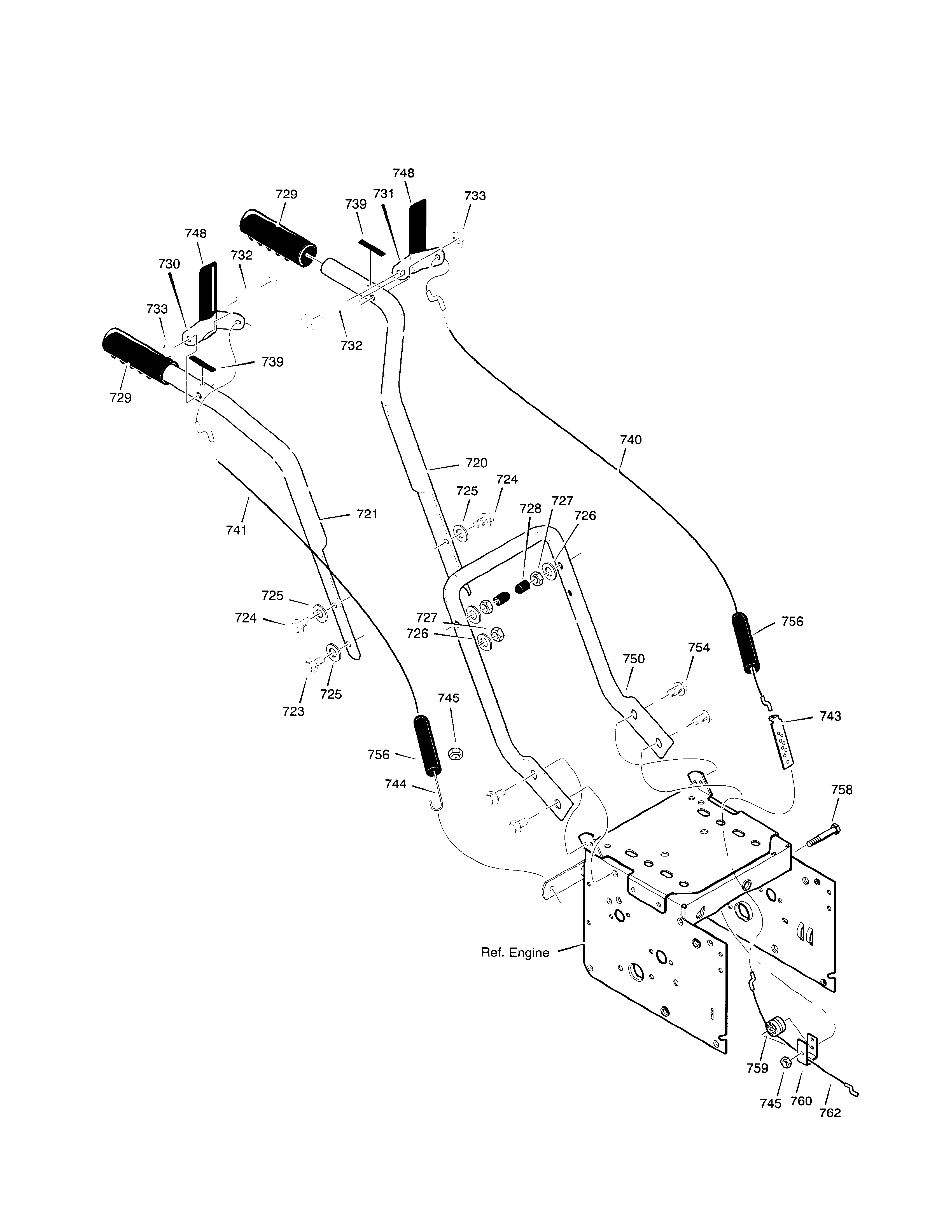 Murray 629108X61D handle diagram