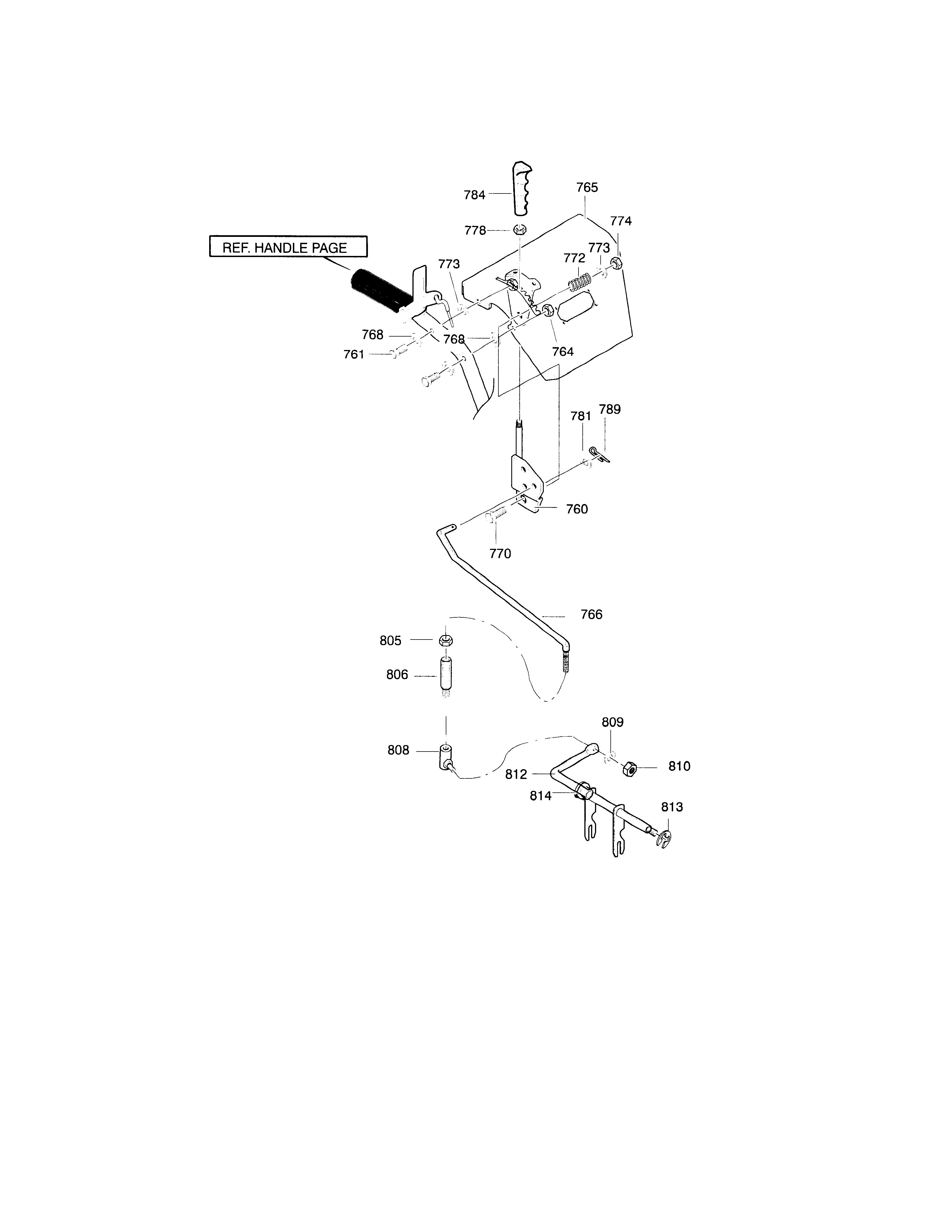 Murray 629108X61D control panel assembly diagram