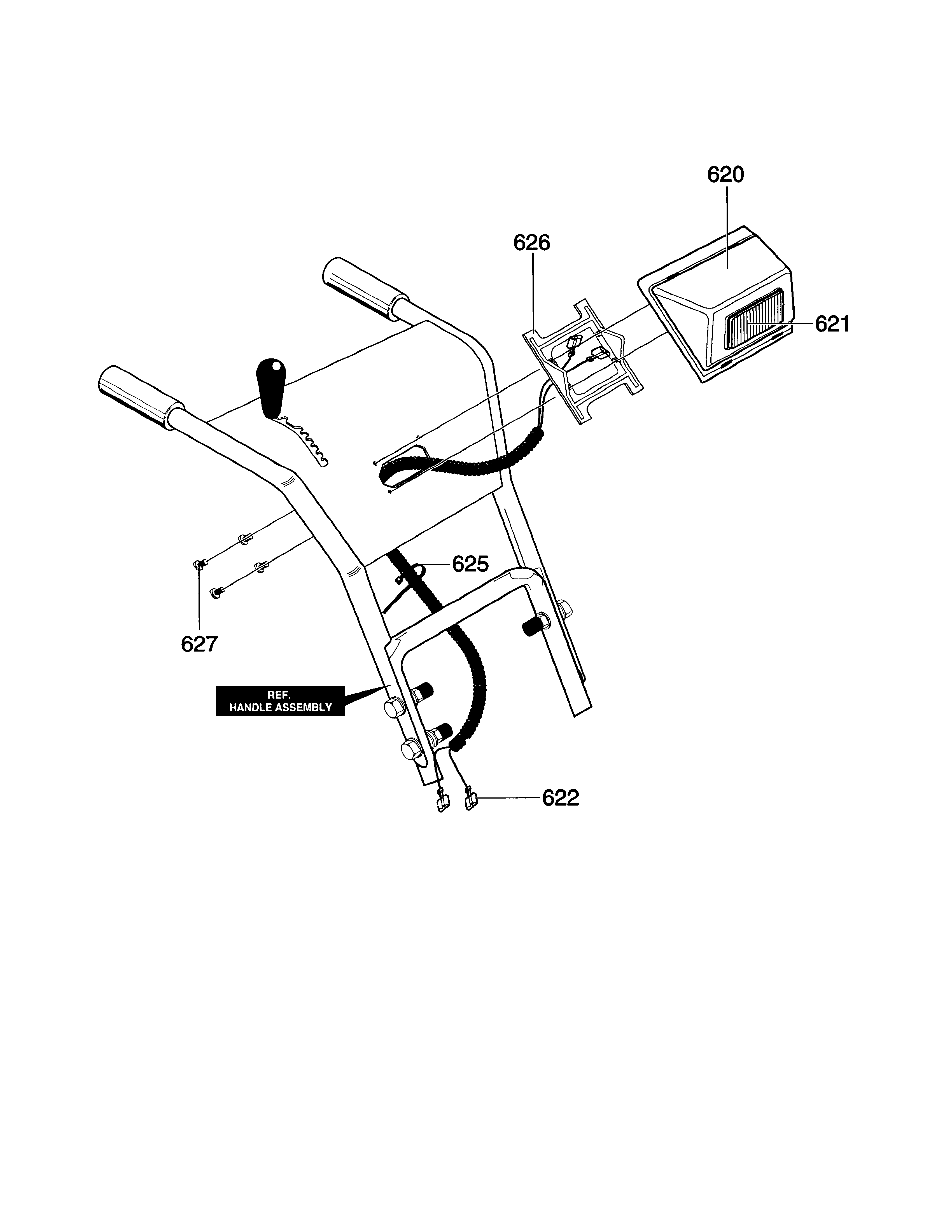 Murray 629108X61D headlight diagram