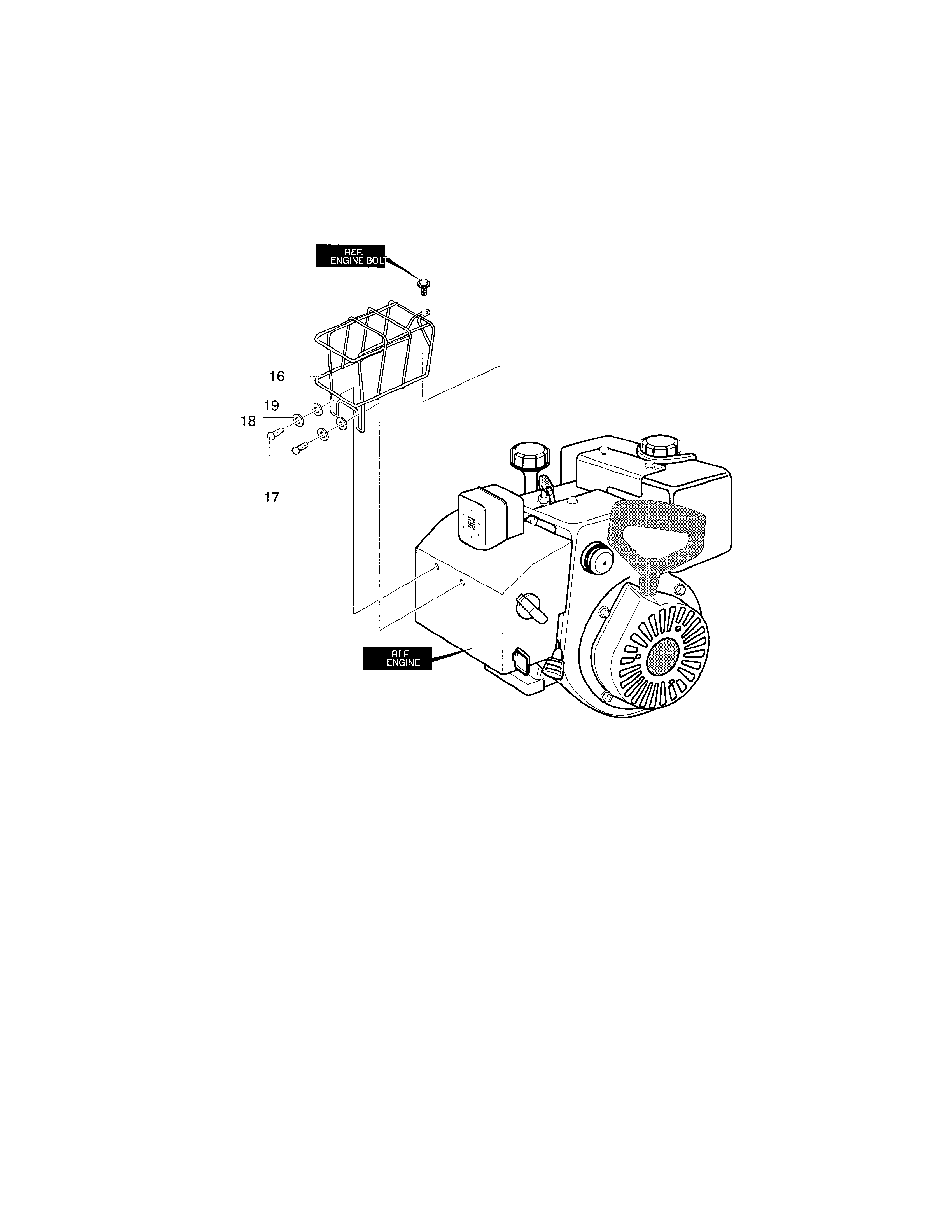 Murray 629108X61D muffler guard diagram