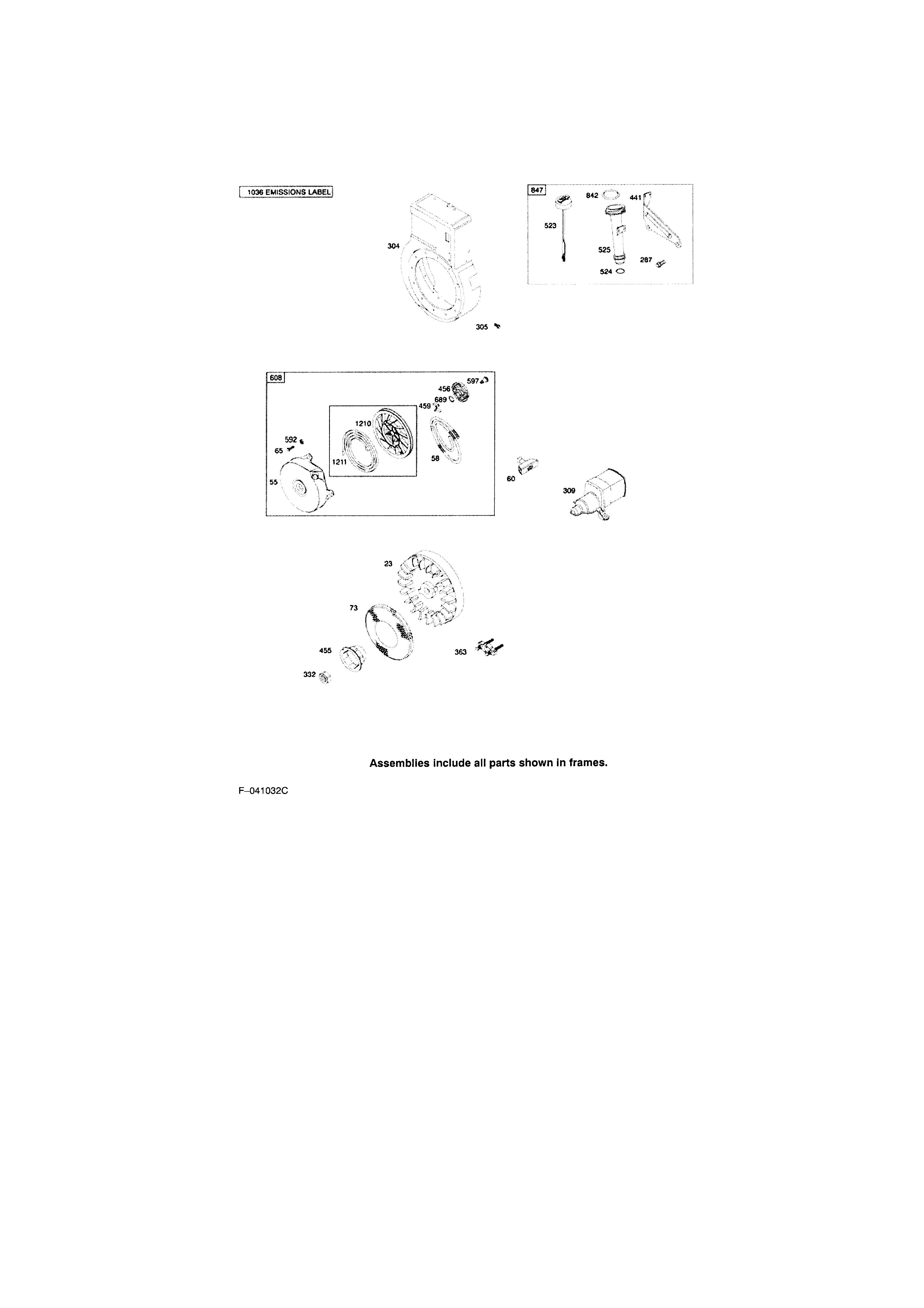 Craftsman 536881500 rewind starter diagram