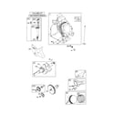 Briggs & Stratton 21A414-0134-E1 cylinder assembly diagram