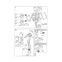 Briggs & Stratton 21A414-0134-E1 cylinder head/carburetor diagram
