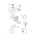 Briggs & Stratton 21A414-0134-E1 flywheel/fuel tank diagram