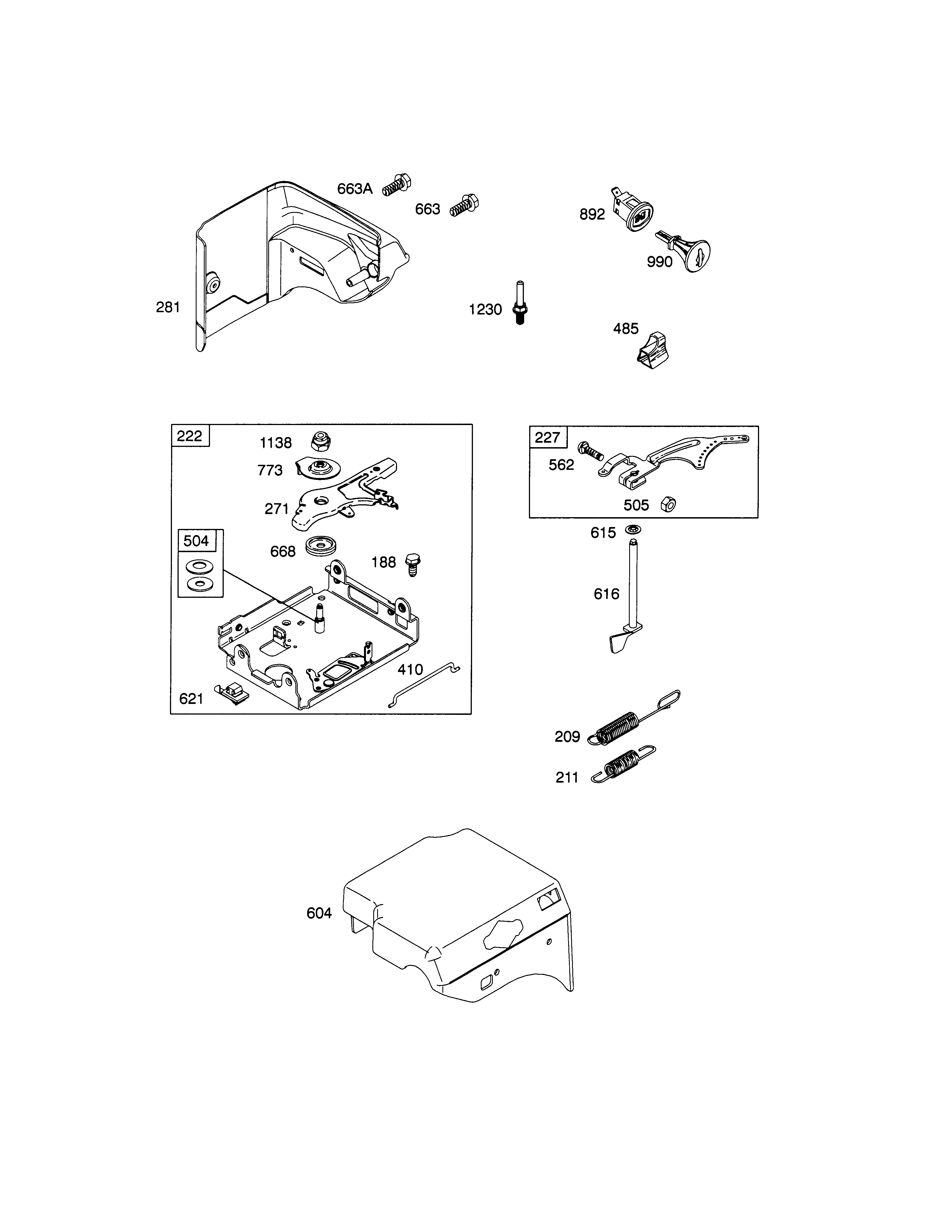 Craftsman 536889250 controls diagram