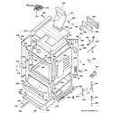 GE JGBP28WEL1WW body parts diagram