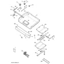 GE JGBP28TEL1WW gas & burner parts diagram