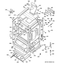 GE JGBP85SEL1SS body parts diagram