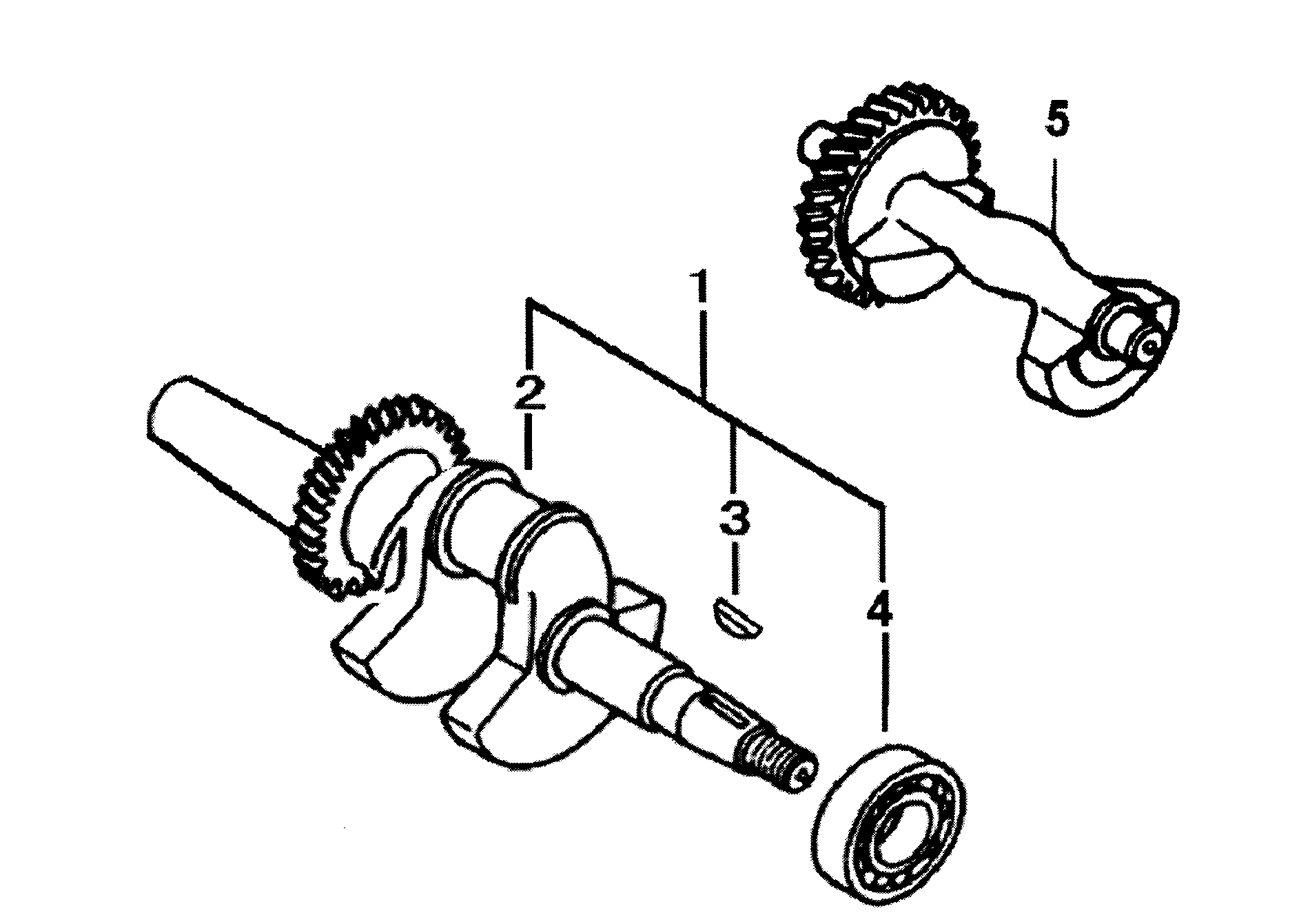 Generac 005939-0 crankshaft diagram