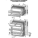 Hotpoint CTX14CYSCRAD doors diagram