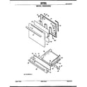 Hotpoint RGB524ER3 oven door diagram