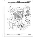 Hotpoint RB757GN6WH cabinet parts diagram