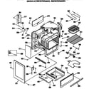 Hotpoint RB767GN4WH cabinet parts diagram