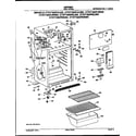Hotpoint CTXY16APJLWH cabinet parts diagram