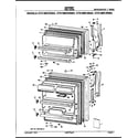 Hotpoint CTX18EPARWH doors diagram