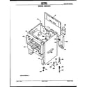 Hotpoint RB524S1 cabinet parts diagram