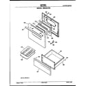 Hotpoint RB536*R3 door and drawer diagram