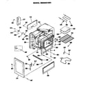 Hotpoint RB502S1WH cabinet parts diagram