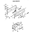 Hotpoint RB502S1WH control and door diagram