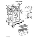 Hotpoint CTX14AMERAD cabinet parts diagram