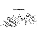 Hotpoint DLB2650BRL control panel dlb1550brl only diagram