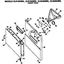 Hotpoint DLB2650BRL cabinet front diagram