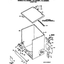 Hotpoint DLL2650BPL cabinet assembly diagram