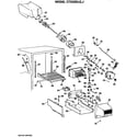 Hotpoint CTX22DLGRWH ice bucket/auger diagram