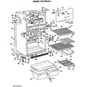 Hotpoint CTX18ELJRWH cabinet parts diagram