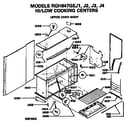Hotpoint RGH647GEJ4 upper oven body diagram