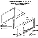 Hotpoint RGH647GEJ4 broiler assembly diagram
