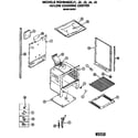 Hotpoint RGH846GEJ5 main body diagram