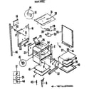Hotpoint RGH946GEJ6 main body diagram