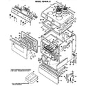 Hotpoint RS46*J1 replacement parts diagram
