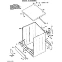 Hotpoint DLB2450BDL cabinet assembly diagram
