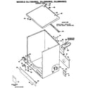 Hotpoint DLL2650BGL cabinet assembly diagram