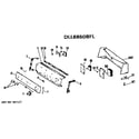 Hotpoint DLL6850BFL backsplash for dll6850bfl only diagram