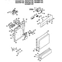Hotpoint HDA477-03 front/control panel diagram