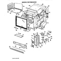 Hotpoint RH758G*H2 main body/controls diagram