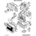 Hotpoint RB735G*H1 main body/cooktop/controls diagram