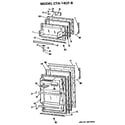 Hotpoint CTA14CFB doors diagram