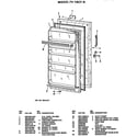 Hotpoint FV16CFB door diagram