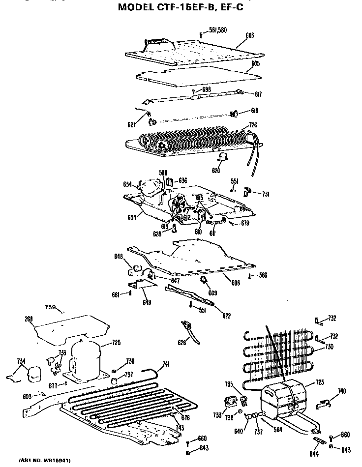Hotpoint CTF15EFC unit parts diagram